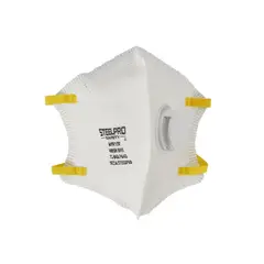 STEELPRO - MASCARILLA PLEGABLE CON VALVUÑA N95 M9910V BLANCA (2 UNDS)