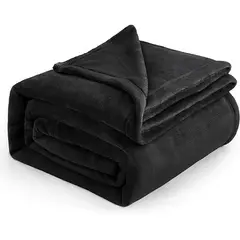 SIRENITAS - Cobija térmica 2.40x2m Cama Doble o 2 plazas Negro