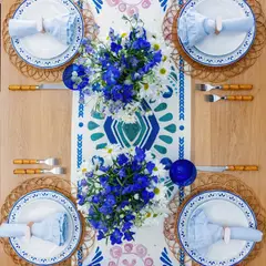 ABITA HOME DECO - Camino de Mesa Antifluidos Ibiza150 x 42 cm