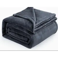 SIRENITAS - Cobija térmica 2.20x2m Cama Doble o 2 plazas Gris oscuro