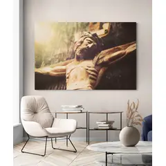 TAYRONA STORE - Cuadro En Lienzo Religioso Jesus Cristo 060 100x70cm