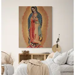 TAYRONA STORE - Cuadro En Lienzo Religioso Virgen De Guadalupe 022 100x125cm