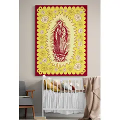 TAYRONA STORE - Cuadro En Lienzo Religioso Virgen De Guadalupe 037 60x80cm