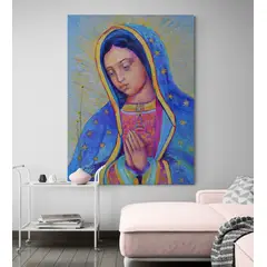 TAYRONA STORE - Cuadro En Lienzo Religioso Virgen De Guadalupe 027 120x160cm