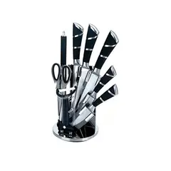 GENERICO - Juego De Cuchillos En Acero Inoxidable 8 Pc Mas Soporte