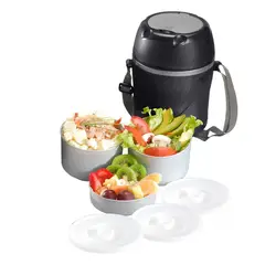 POLIMES - Termo Para Alimentos Style 1,5 L TV10 Negro