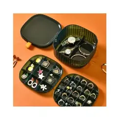 AFM - Organizador Estuche Para Joyas Accesorios Capas, 32 Espacios