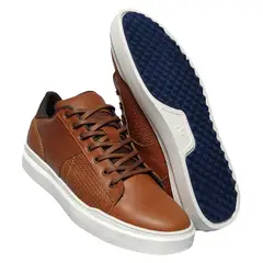CALZADO CON ALTURA MONSERRATE - Tenis en CUERO para hombre marca Monserrate Ref Mulato color Miel_.