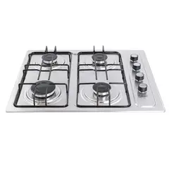 CONTINENTAL - Estufa de Empotrar en Acero Inoxidable con Encendido Eléctrico Gas Propano 5524