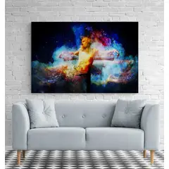 TAYRONA STORE - Cuadro En Lienzo Religioso Jesus Cristo 075 150x100cm