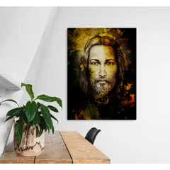 TAYRONA STORE - Cuadro En Lienzo Religioso Jesus Cristo 24-1 75x100cm