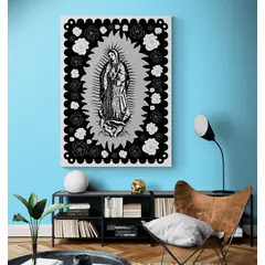 TAYRONA STORE - Cuadro En Lienzo Religioso Virgen De Guadalupe 039 100x135cm