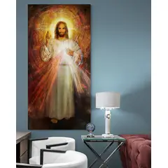TAYRONA STORE - Cuadro Lienzo Religion Divina Misericordia 013 100x200cm