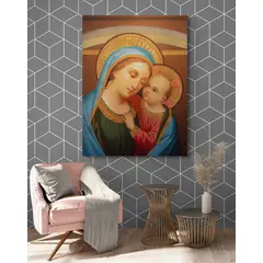 TAYRONA STORE - Cuadro En Lienzo Religioso Virgen Maria 075 120x160cm