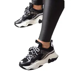 EVEGONZ - Tenis Deportivos Calzado Casual Zapato Informal de Moda Tenis Negros