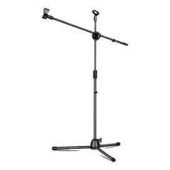 DIANSHENG - Soporte De Piso Micrófono Profesional Ajustable Metálico