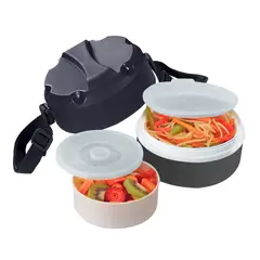 POLIMES - Termo Para Alimentos Lunchy Pack 0,75 L TV07 Negro