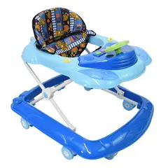 BOOGY - Caminador para bebe buggy plegable musical Azul