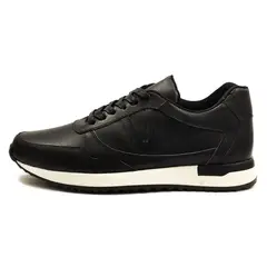 VIAR - Tenis en Cuero Para Hombre Freddy Negro