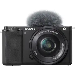 SONY - ZV-E10 4K Lente 16-50mm f35-56 Memoria 64Gb de 100MbsBolso