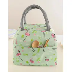 IKSA - Lonchera Térmica Portátil Con Bolsillo y Diseño de Animales_.