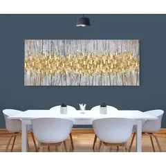 TAYRONA STORE - Cuadro En Lienzo Para Comedor Diseño Minimalista 487 125x50cm