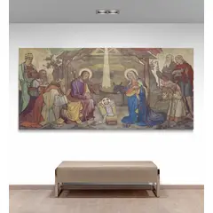 TAYRONA STORE - Cuadro En Lienzo Religioso Jesus Cristo 013 150x70cm