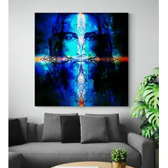 TAYRONA STORE - Cuadro En Lienzo Religioso Jesus Cristo 073 90x90cm