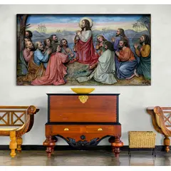 TAYRONA STORE - Cuadro En Lienzo Religioso Jesus Cristo 033 100x50cm