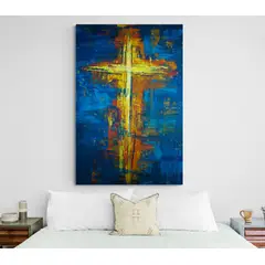 TAYRONA STORE - Cuadro En Lienzo Religioso Jesus Cristo 084 100x150cm