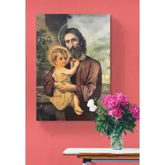 TAYRONA STORE - Cuadro En Lienzo Religioso San Jose 001 70x100cm