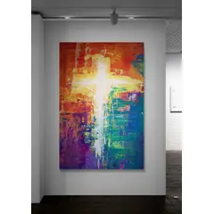 TAYRONA STORE - Cuadro En Lienzo Religioso Jesus Cristo 085 100x150cm
