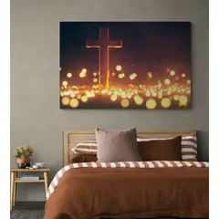 TAYRONA STORE - Cuadro En Lienzo Religioso Jesus Cristo 094 70x50cm