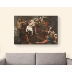 TAYRONA STORE - Cuadro En Lienzo Religioso Jesus Cristo 098 150x100cm