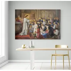 TAYRONA STORE - Cuadro En Lienzo Religioso Jesus Cristo 103 150x100cm