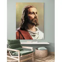 TAYRONA STORE - Cuadro En Lienzo Religioso Jesus Cristo 108 60x80cm