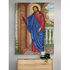 TAYRONA STORE - Cuadro En Lienzo Religioso Jesus Cristo 110 100x135cm