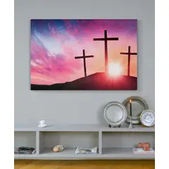 TAYRONA STORE - Cuadro En Lienzo Religioso Jesus Cristo 21 120x80cm