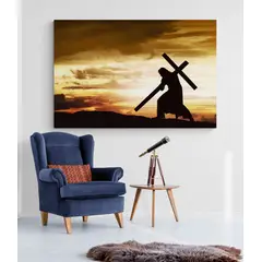 TAYRONA STORE - Cuadro En Lienzo Religioso Jesus Cristo 27 150x100cm