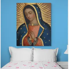 TAYRONA STORE - Cuadro En Lienzo Religioso Virgen De Guadalupe 009 60x75cm.