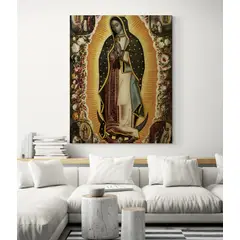 TAYRONA STORE - Cuadro En Lienzo Religioso Virgen De Guadalupe 011 120x150cm