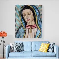 TAYRONA STORE - Cuadro En Lienzo Religioso Virgen De Guadalupe 014 100x125cm