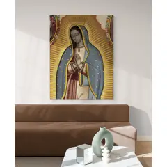 TAYRONA STORE - Cuadro En Lienzo Religioso Virgen De Guadalupe 025 100x135cm.