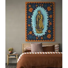 TAYRONA STORE - Cuadro En Lienzo Religioso Virgen De Guadalupe 035 100x135cm