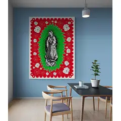 TAYRONA STORE - Cuadro En Lienzo Religioso Virgen De Guadalupe 038 120x160cm