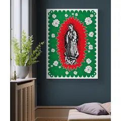 TAYRONA STORE - Cuadro En Lienzo Religioso Virgen De Guadalupe 040 60x80cm