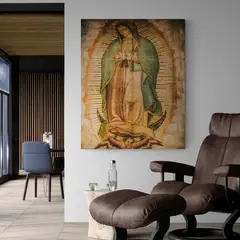TAYRONA STORE - Cuadro En Lienzo Religioso Virgen De Guadalupe 044 60x75cm