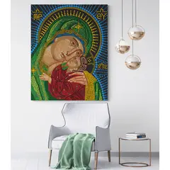 TAYRONA STORE - Cuadro En Lienzo Religioso Virgen Maria 023 60x75cm