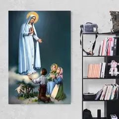 TAYRONA STORE - Cuadro En Lienzo Religioso Virgen Maria 032 80x120cm