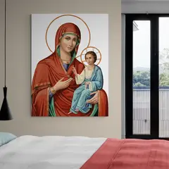 TAYRONA STORE - Cuadro En Lienzo Religioso Virgen Maria 038 100x135cm
